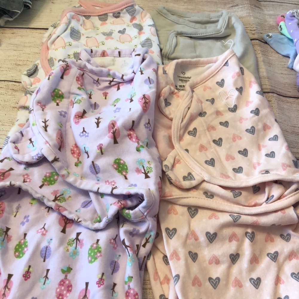 Small baby swaddles
